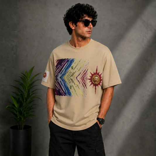 Lion sun lucky charm Cotton T-Shirt – Unisex | Soft & Comfortable Casual Wear