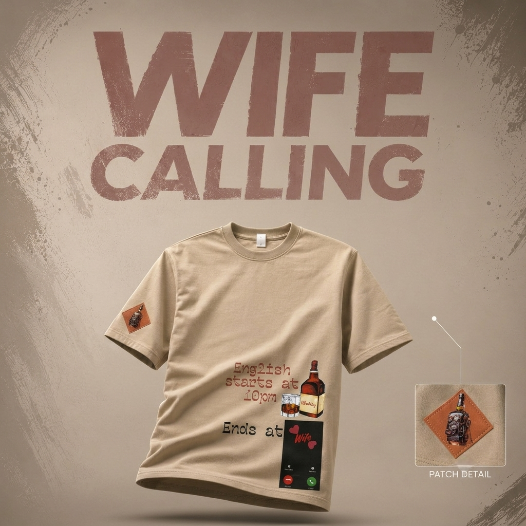 Hubby Vibes Cotton T-Shirt – Unisex | Soft & Comfortable Casual Wear