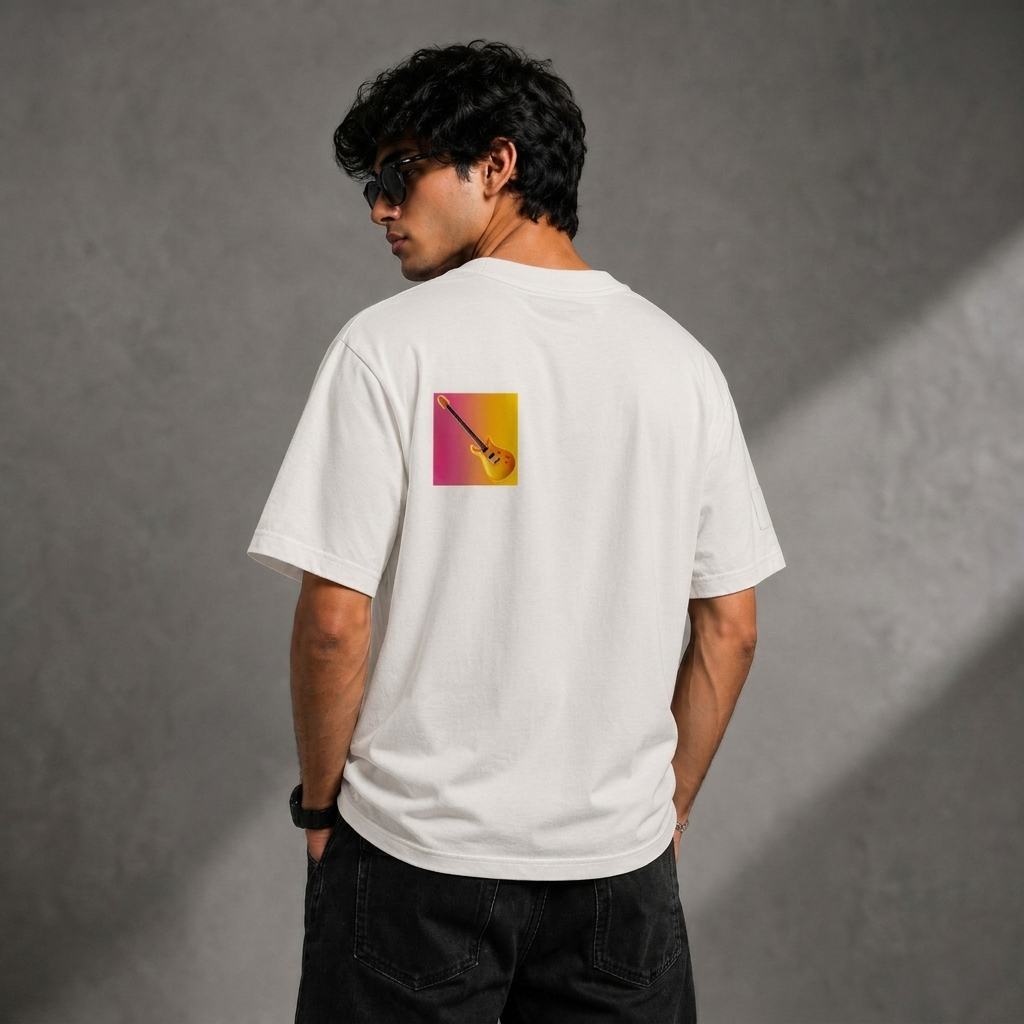 Guitar Vibes Cotton T-Shirt – Unisex | Soft & Comfortable Casual Wear