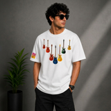 Guitar Vibes Cotton T-Shirt – Unisex | Soft & Comfortable Casual Wear