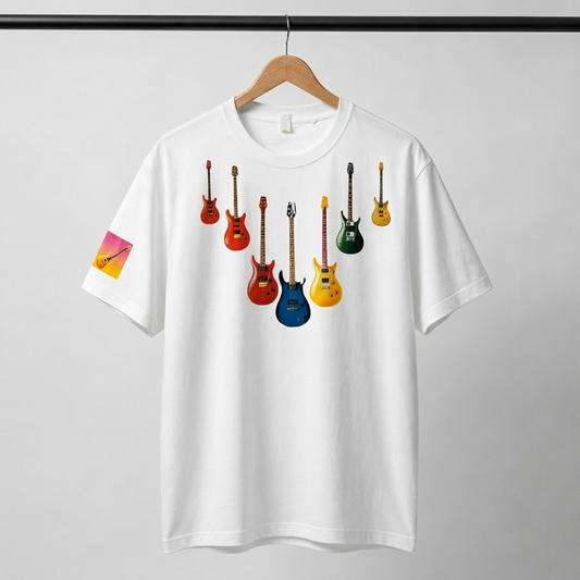 Guitar Vibes Cotton T-Shirt – Unisex | Soft & Comfortable Casual Wear