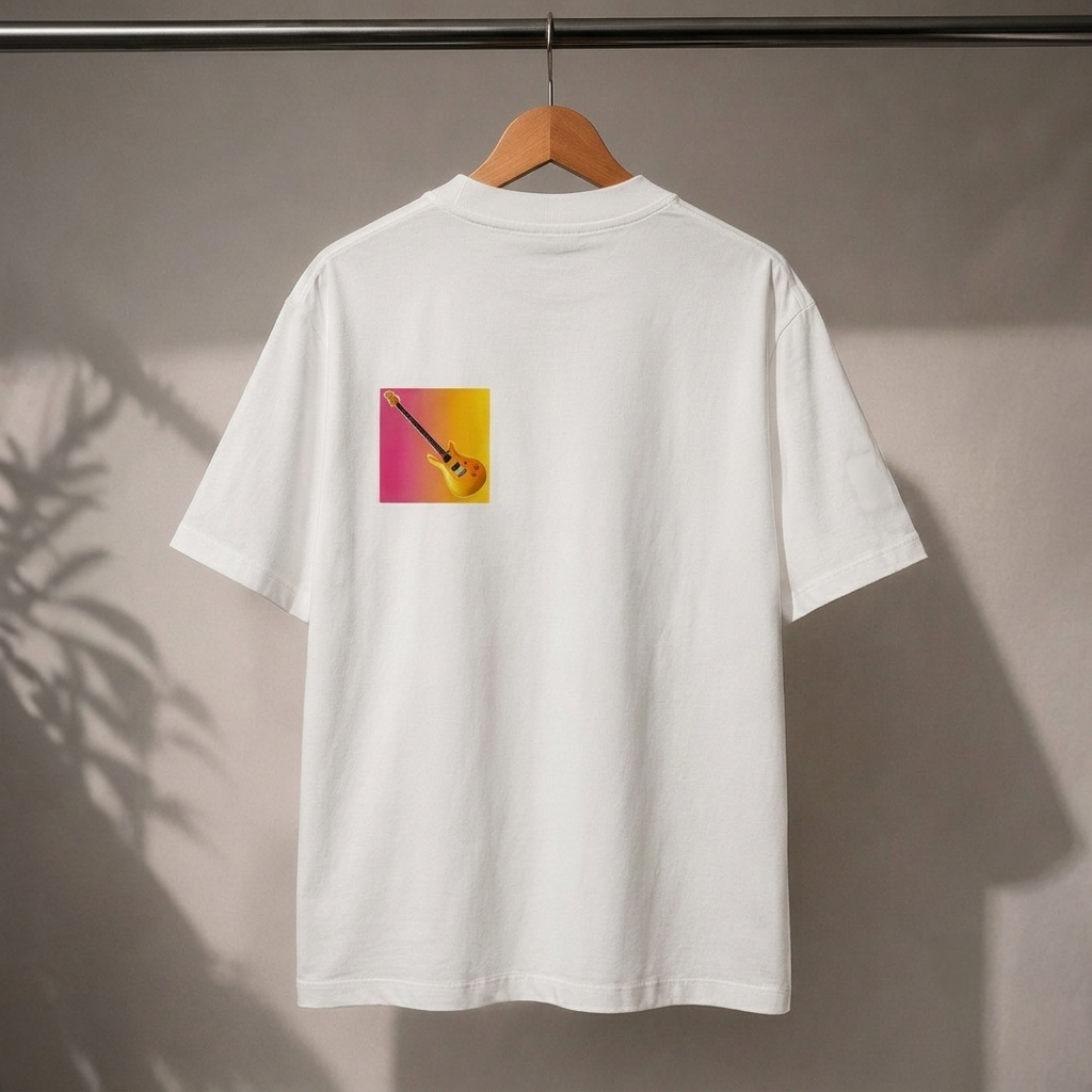 Guitar Vibes Cotton T-Shirt – Unisex | Soft & Comfortable Casual Wear