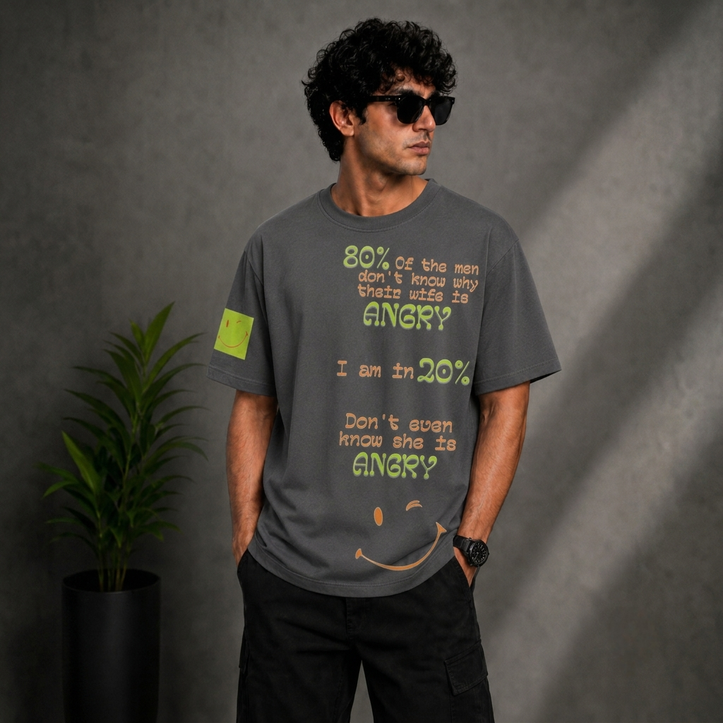 Hubby Vibes Cotton T-Shirt – Unisex | Soft & Comfortable Casual Wear