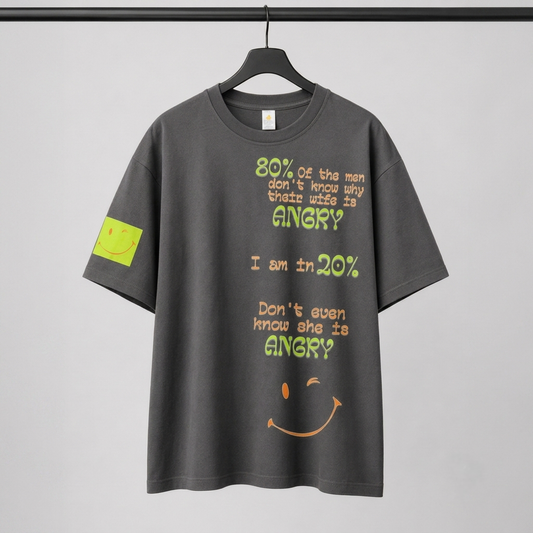 Hubby Vibes Cotton T-Shirt – Unisex | Soft & Comfortable Casual Wear
