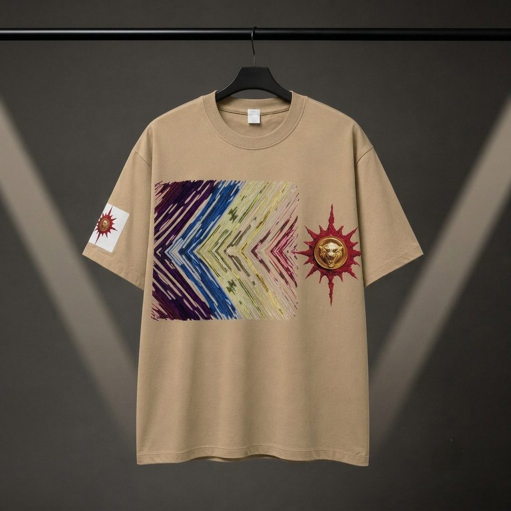 Lion sun lucky charm Cotton T-Shirt – Unisex | Soft & Comfortable Casual Wear