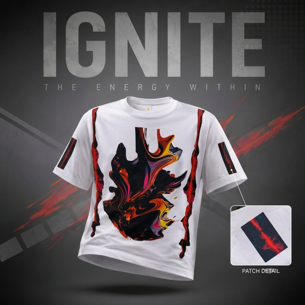 Ignite Cotton T-Shirt – Unisex | Soft & Comfortable Casual Wear