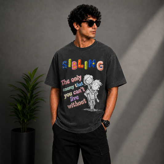 Siblings Love Cotton T-Shirt – Unisex | Soft & Comfortable Casual Wear