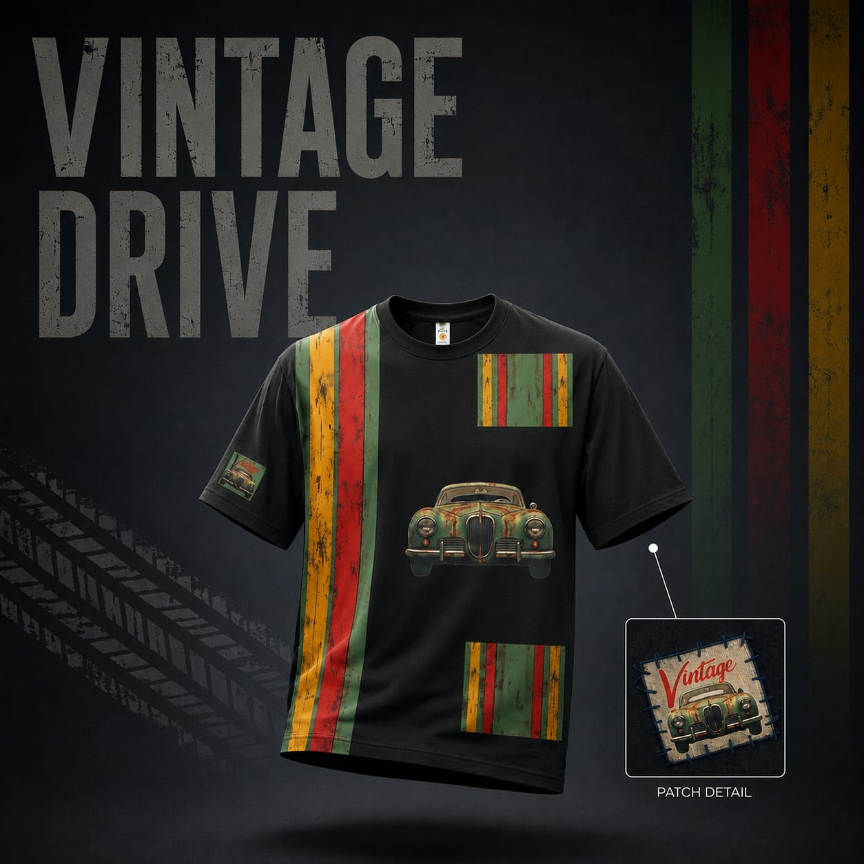Vintage Ride Cotton T-Shirt – Unisex | Soft & Comfortable Casual Wear