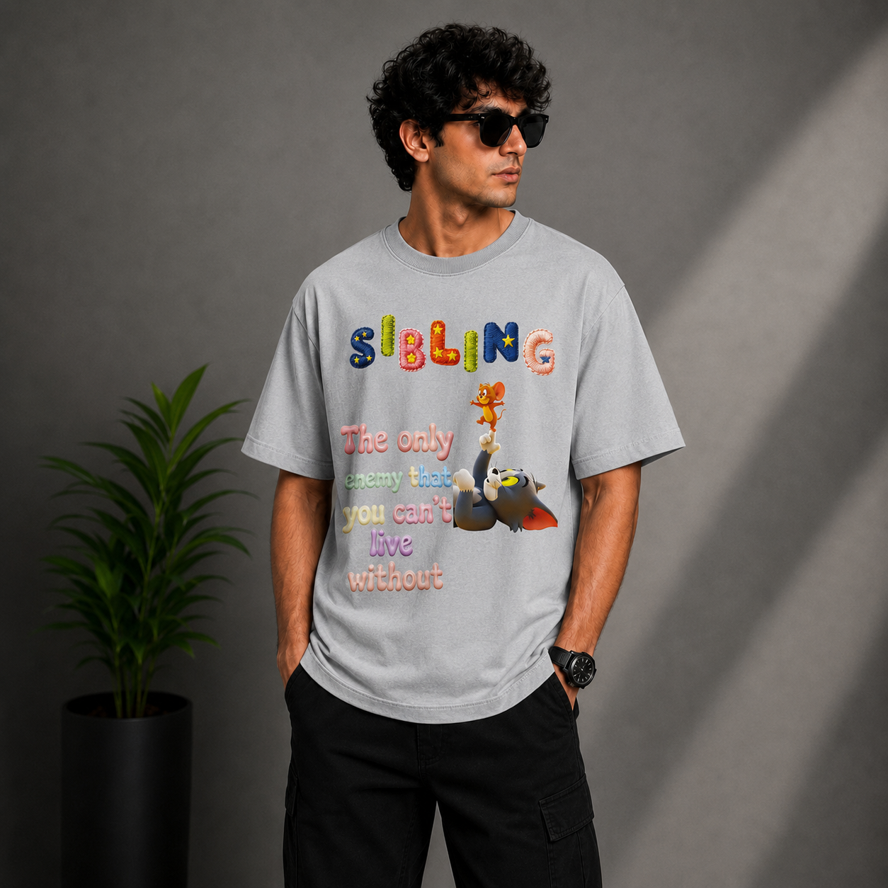 Siblings Love Cotton T-Shirt – Unisex | Soft & Comfortable Casual Wear